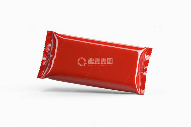 高清大图下载【趣麦麦图】红色包装零食产品展示