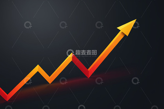 上升趋势箭头图表