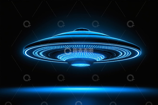 科幻风格不明飞行物UFO