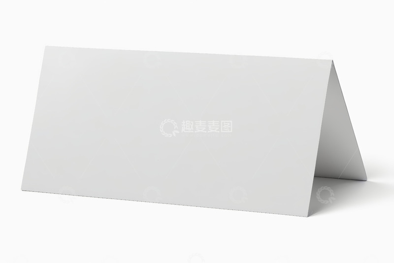 高清大图下载【趣麦麦图】空白折叠桌牌模型