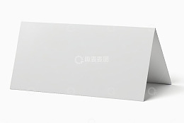 空白折叠桌牌模型