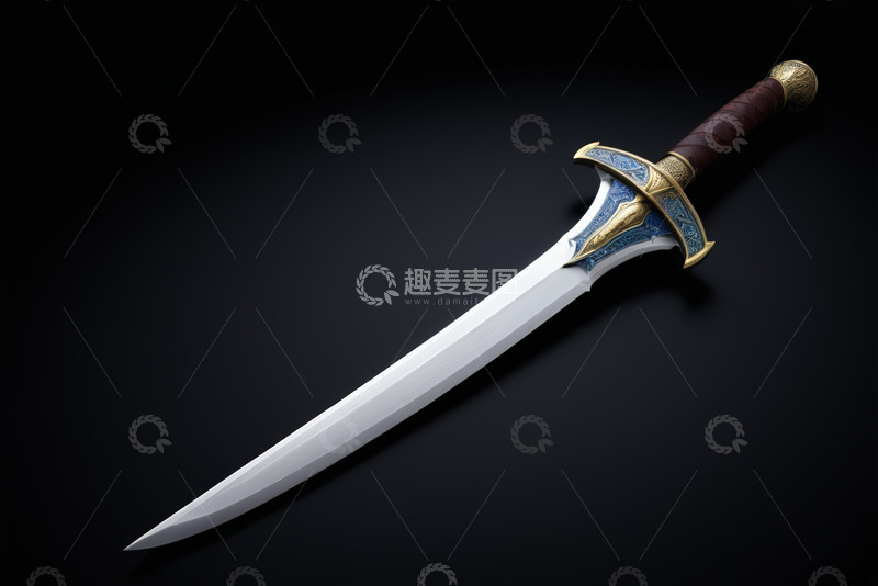 高清大图下载【趣麦麦图】精美装饰剑特写