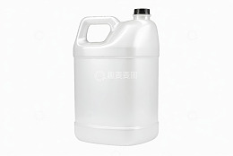 白色塑料容器特写素材