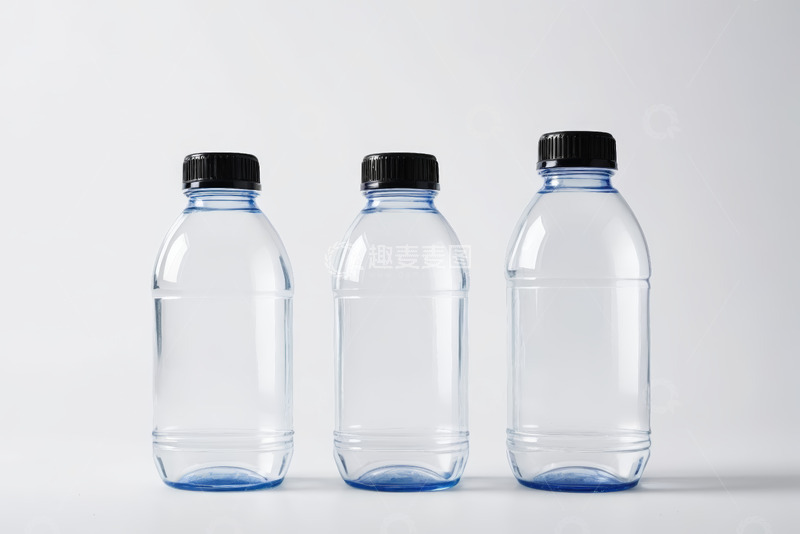 高清大图下载【趣麦麦图】透明塑料水瓶特写