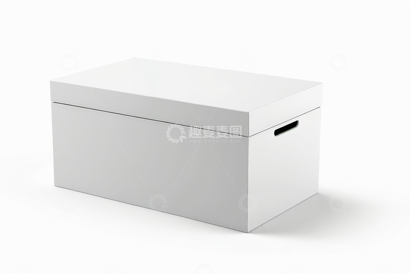 高清大图下载【趣麦麦图】白色长方体盒子包装素材
