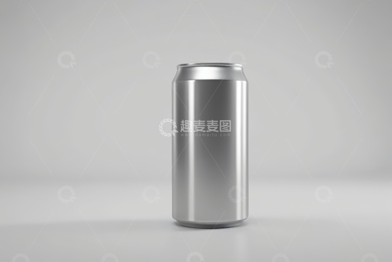 高清大图下载【趣麦麦图】银色饮料罐头静物展示
