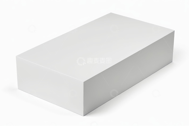 高清大图下载【趣麦麦图】白色长方体盒子展示素材