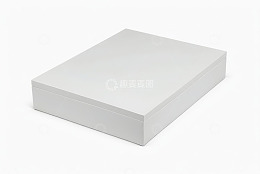 白色空白盒子静物展示