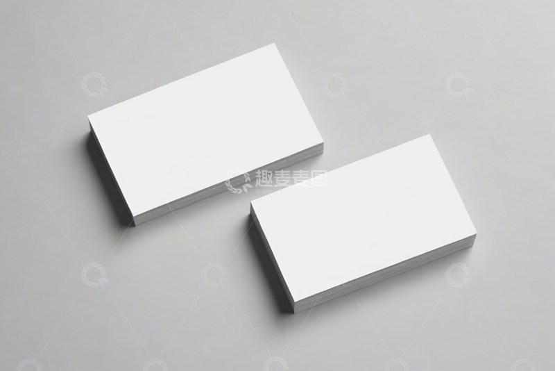 高清大图下载【趣麦麦图】空白名片素材