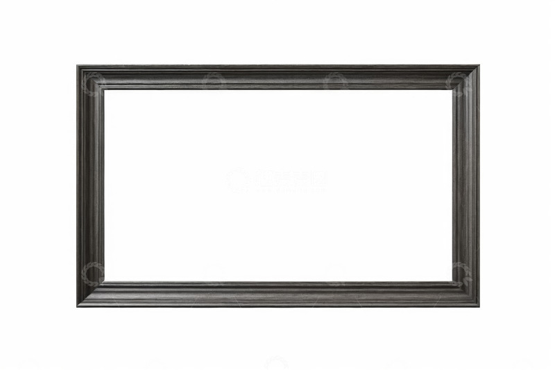 高清大图下载【趣麦麦图】黑色框架白色背景素材