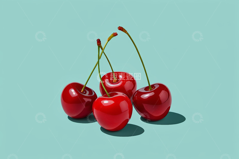 高清大图下载【趣麦麦图】绿色背景下的牛油果特写