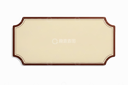 复古边框空白装饰标签