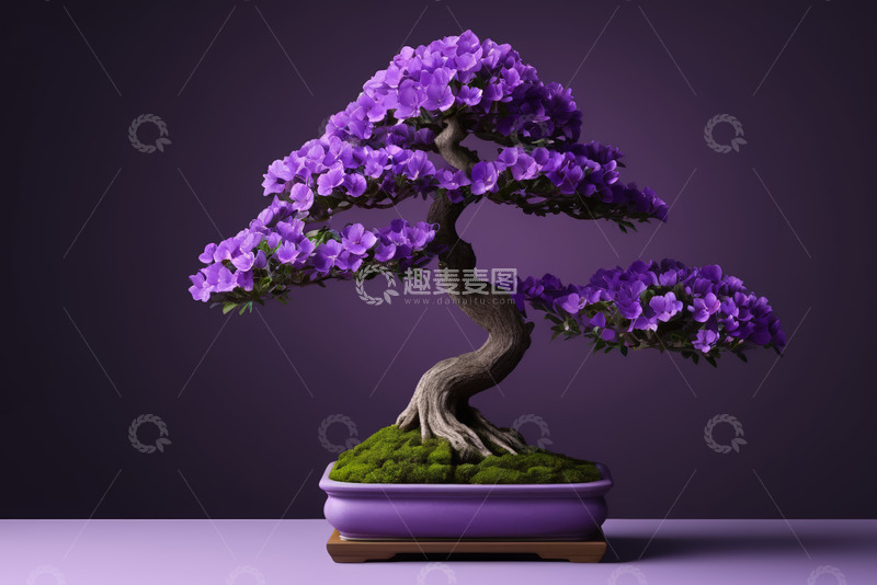 高清大图下载【趣麦麦图】蓝色发光圆形抽象背景