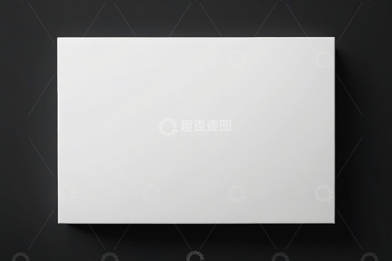 高清大图下载【趣麦麦图】黑色背景上的白色空白平面