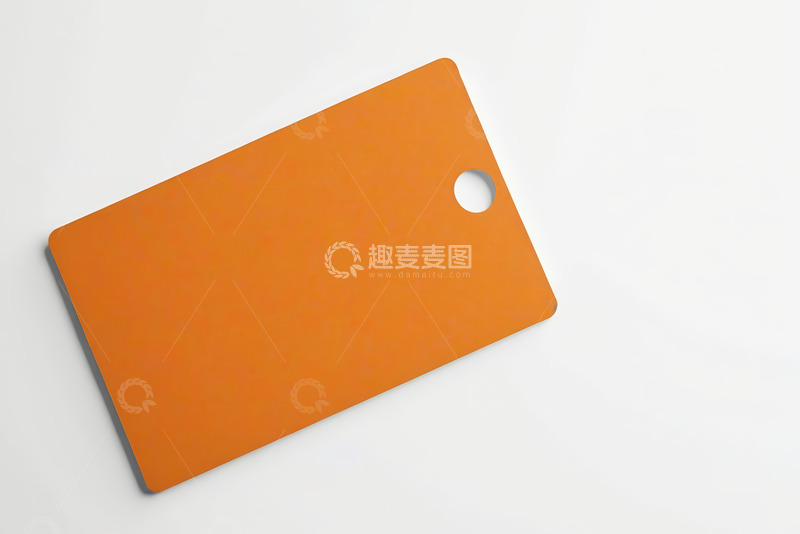 高清大图下载【趣麦麦图】橙色卡片特写