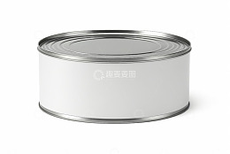 白色金属罐头特写
