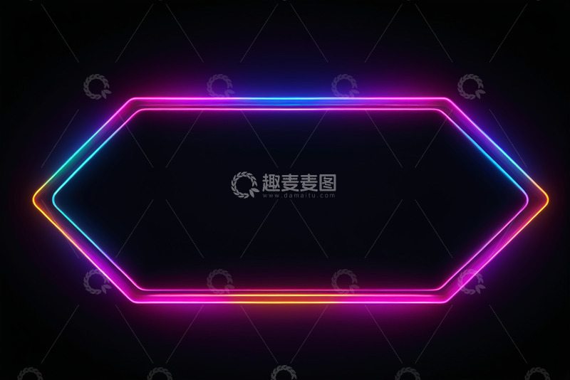 高清大图下载【趣麦麦图】蓝色盆栽植物插画素材