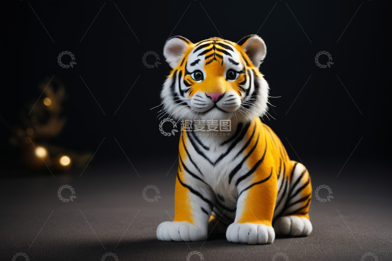 高清大图下载【趣麦麦图】黑色背景上的金色放大镜