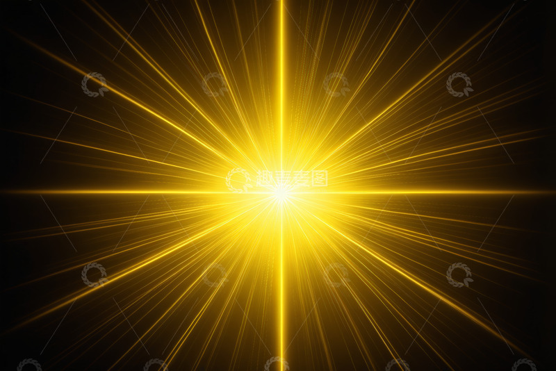 高清大图下载【趣麦麦图】金色粒子光线抽象背景
