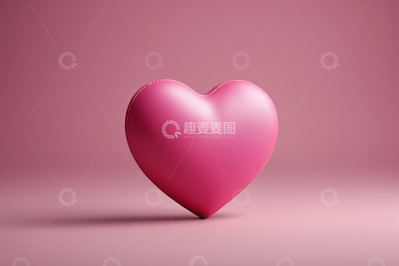 高清大图下载【趣麦麦图】粉色心形图案