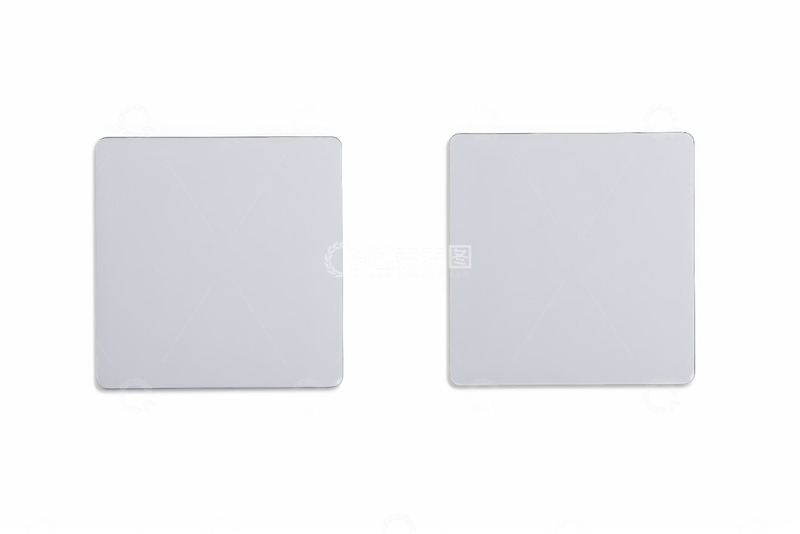 高清大图下载【趣麦麦图】两块白色方形物件展示