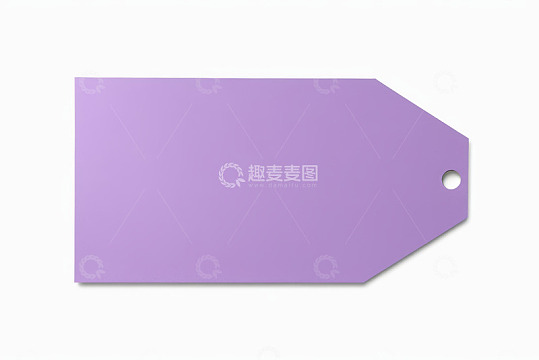 紫色标签素材