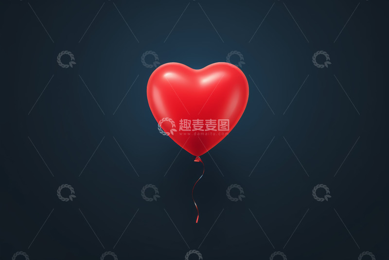 高清大图下载【趣麦麦图】彩色渐变气球特写