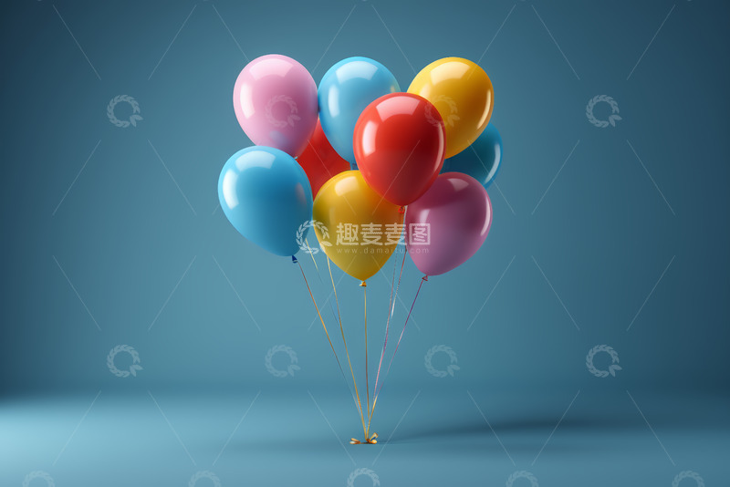 高清大图下载【趣麦麦图】彩色鸡蛋排列静物