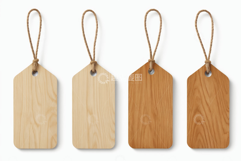 高清大图下载【趣麦麦图】木质吊牌素材