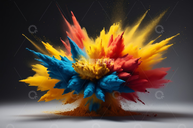 高清大图下载【趣麦麦图】蓝色光线抽象背景素材