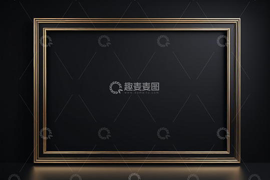 黑色背景上的红色信封