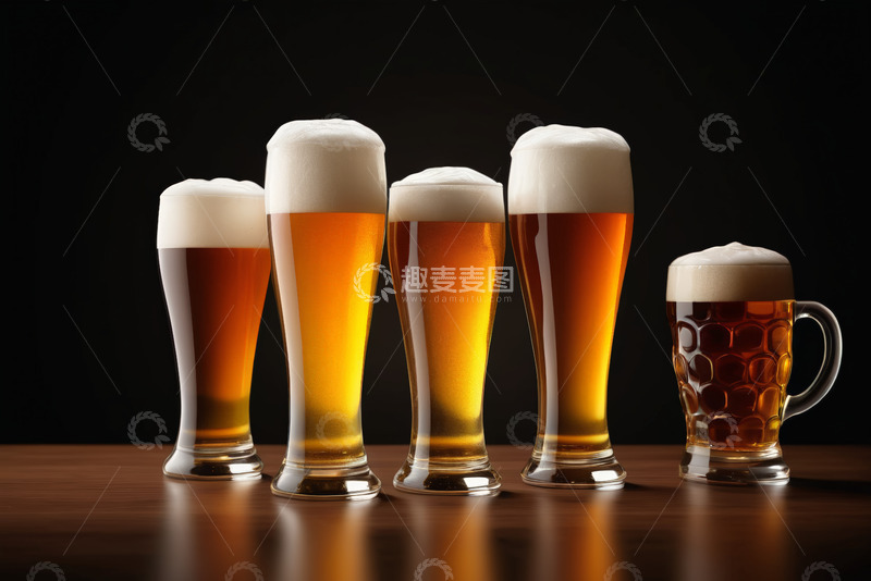 高清大图下载【趣麦麦图】彩色发光光线放射背景