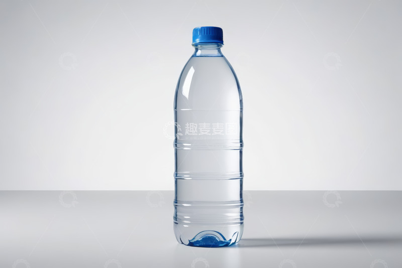 高清大图下载【趣麦麦图】透明塑料瓶装饮用水特写