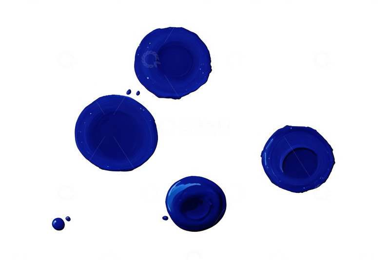 高清大图下载【趣麦麦图】蓝色油漆飞溅效果