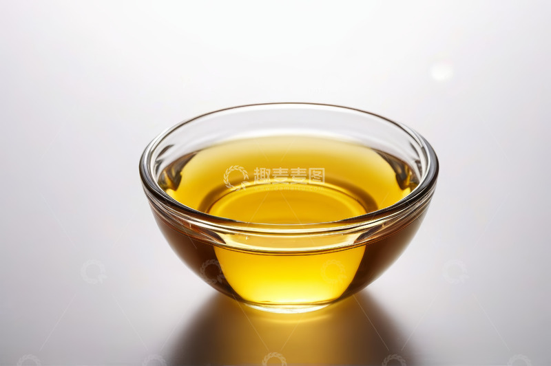 高清大图下载【趣麦麦图】玻璃碗中黄色液体特写