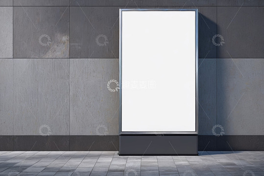 户外空白广告牌