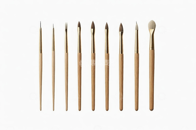 高清大图下载【趣麦麦图】多支艺术绘画画笔展示