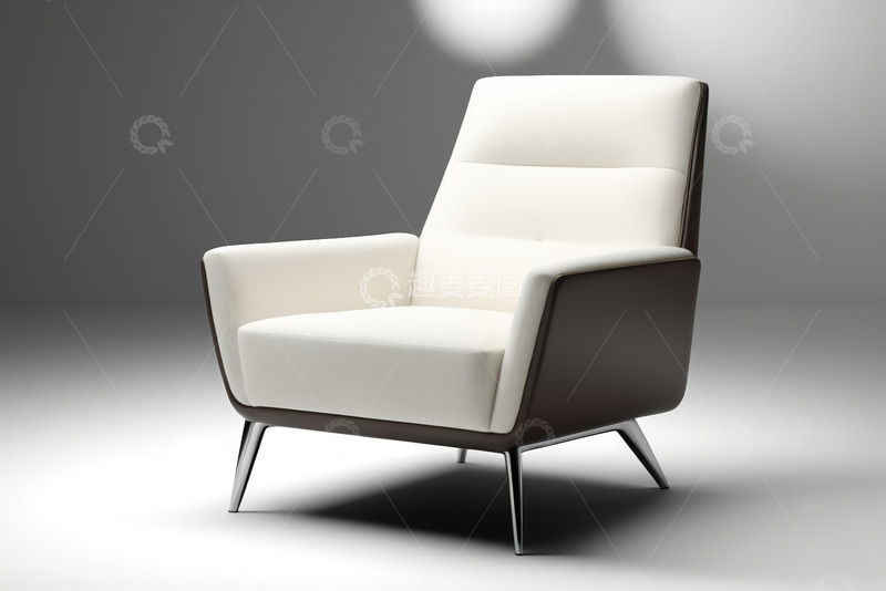 高清大图下载【趣麦麦图】现代简约风格单人沙发