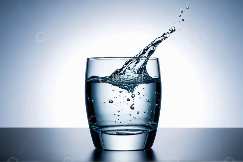 高清大图下载【趣麦麦图】水杯中水飞溅的场景
