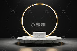 现代简约产品展示台