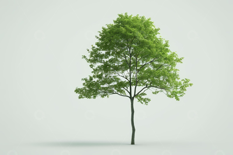 高清大图下载【趣麦麦图】独立绿树自然风光素材