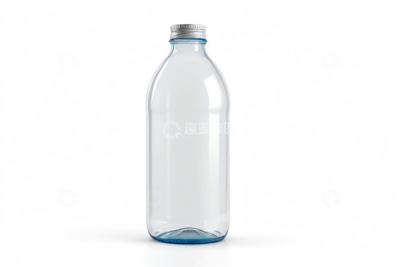 高清大图下载【趣麦麦图】透明塑料瓶带金属瓶盖素材