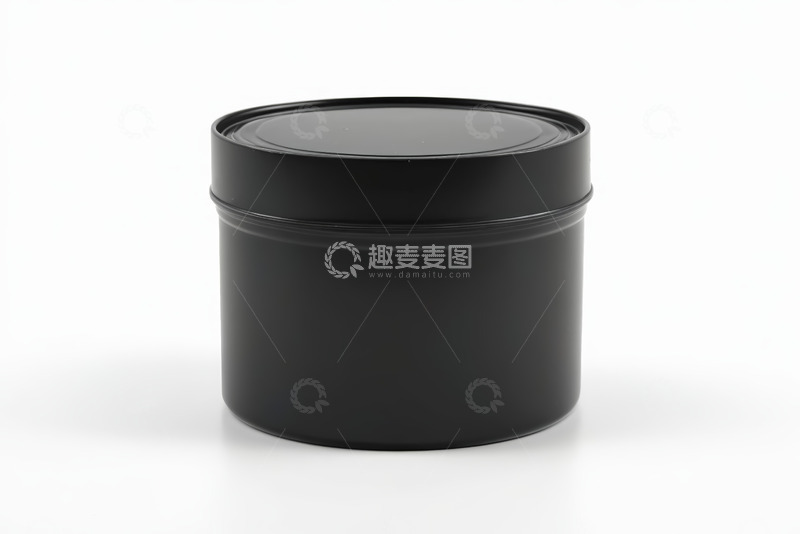 高清大图下载【趣麦麦图】黑色圆柱形容器特写