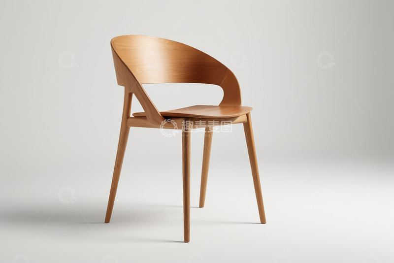 高清大图下载【趣麦麦图】现代设计木质椅子素材