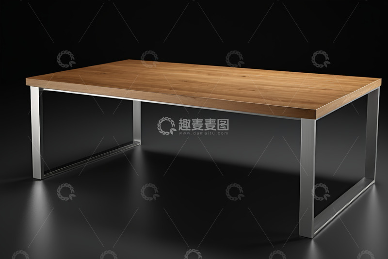 高清大图下载【趣麦麦图】现代简约木质办公桌