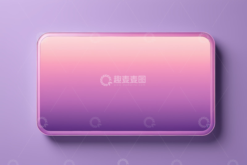 高清大图下载【趣麦麦图】紫色渐变方形界面设计素材