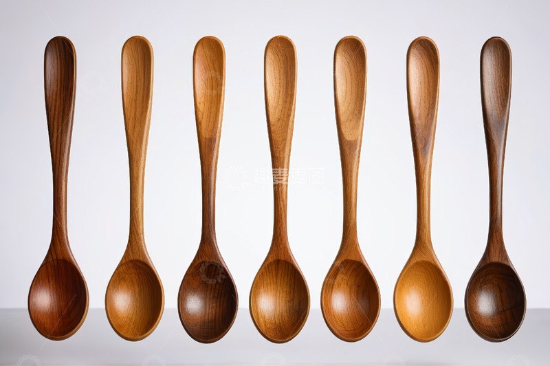 高清大图下载【趣麦麦图】多把木质勺子展示