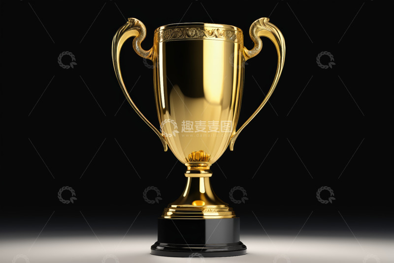 高清大图下载【趣麦麦图】金色奖杯特写