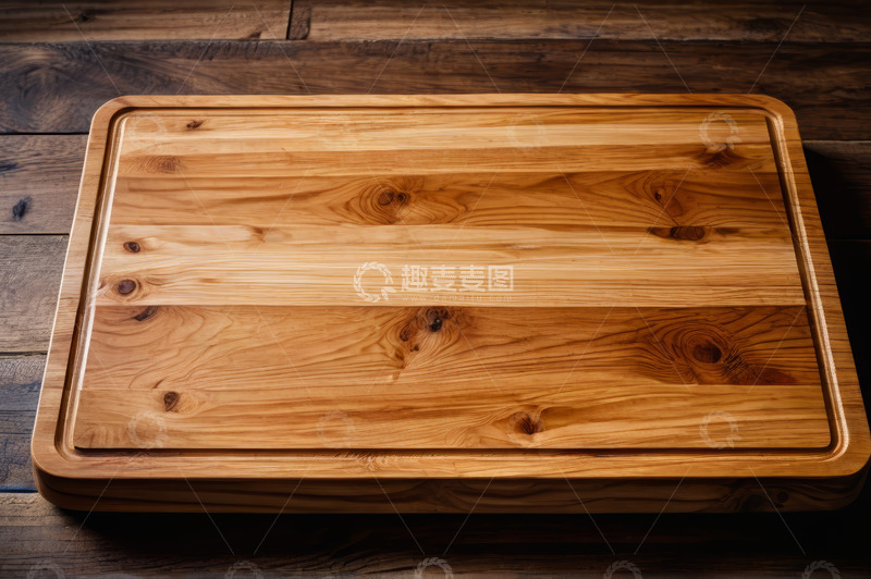 高清大图下载【趣麦麦图】木质砧板特写