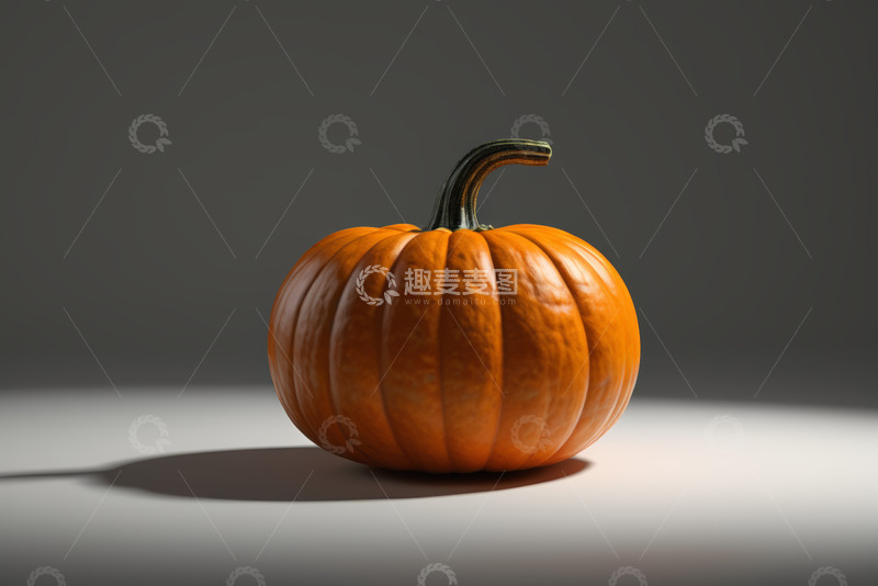 高清大图下载【趣麦麦图】橙色南瓜静物特写